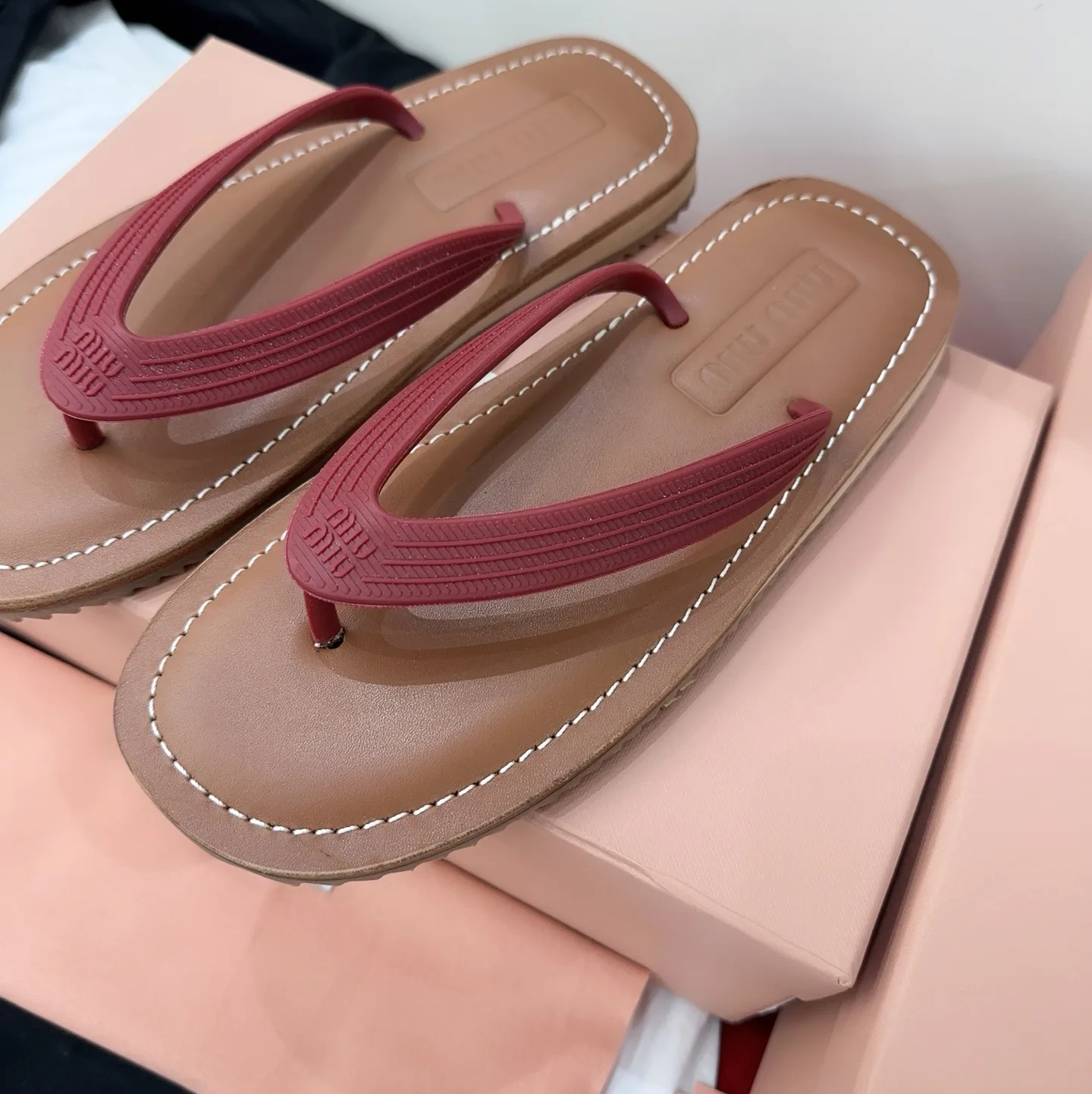 Шлепанцы Женские Miu Miu 12859284