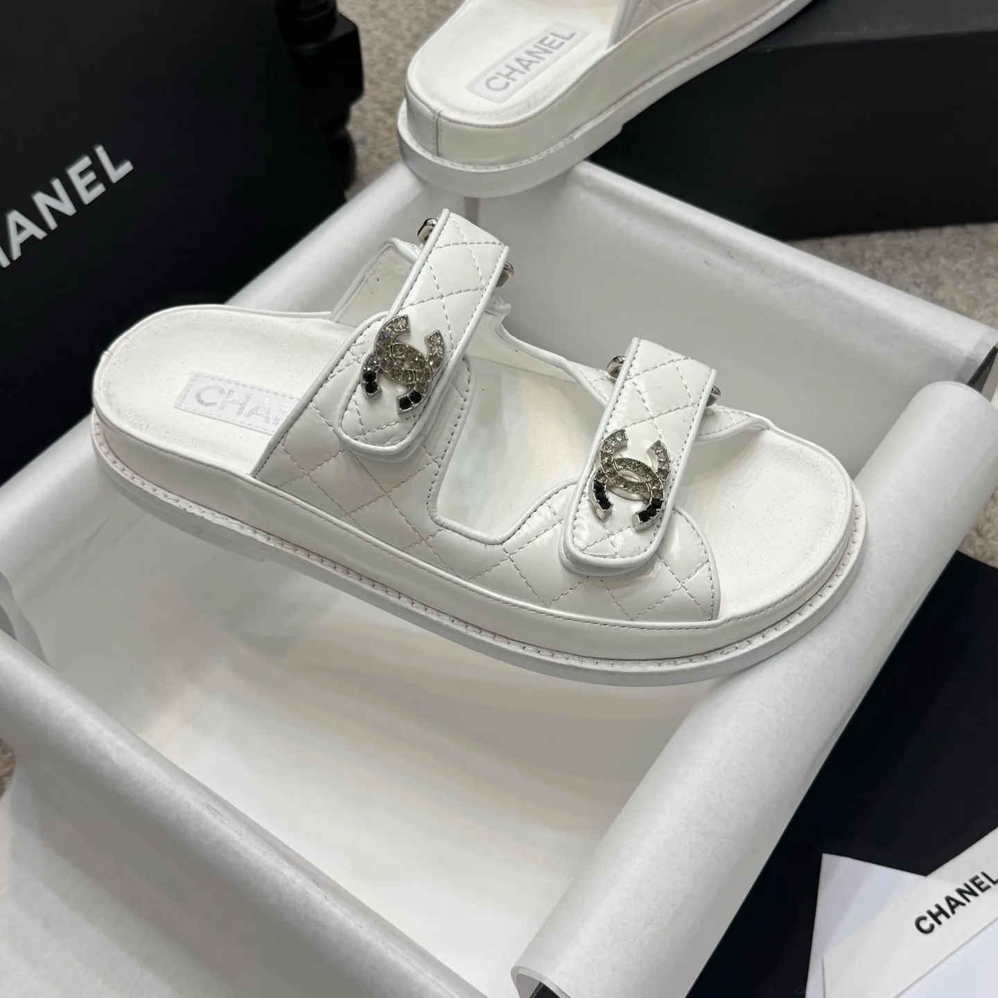 Шлепанцы Женские Chanel 29040