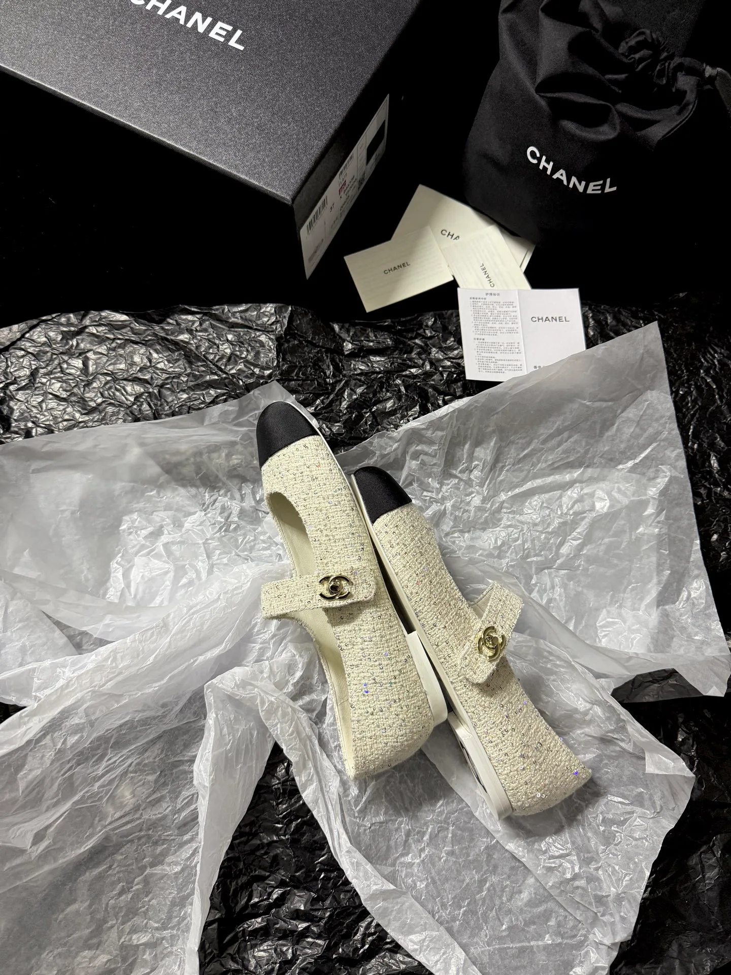 Балетки Женские Chanel 344227