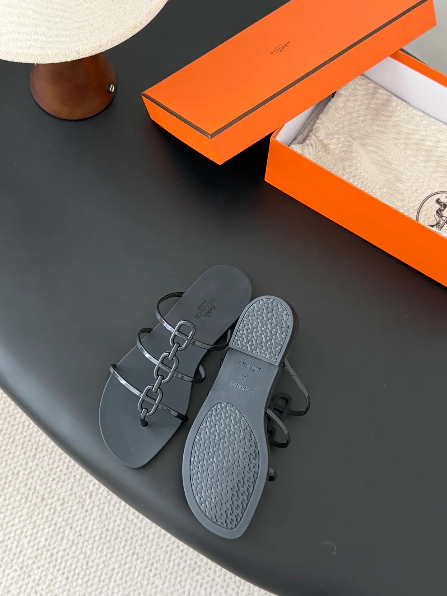 Шлепанцы Женские Hermes 1818721