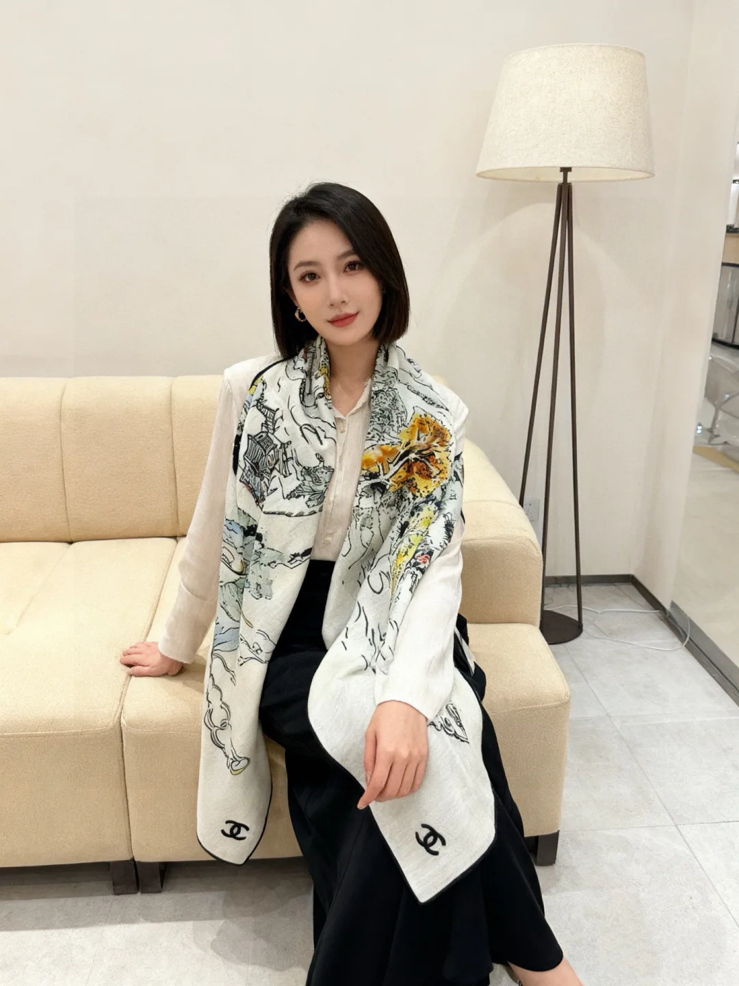 Шарфы Chanel 8984512