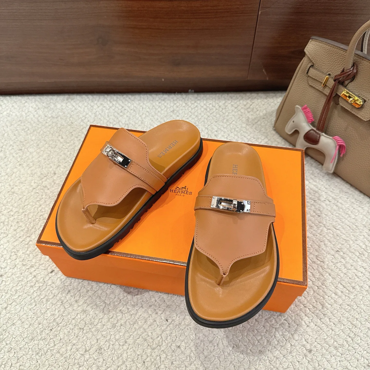 Шлепанцы Женские Hermes 9050990