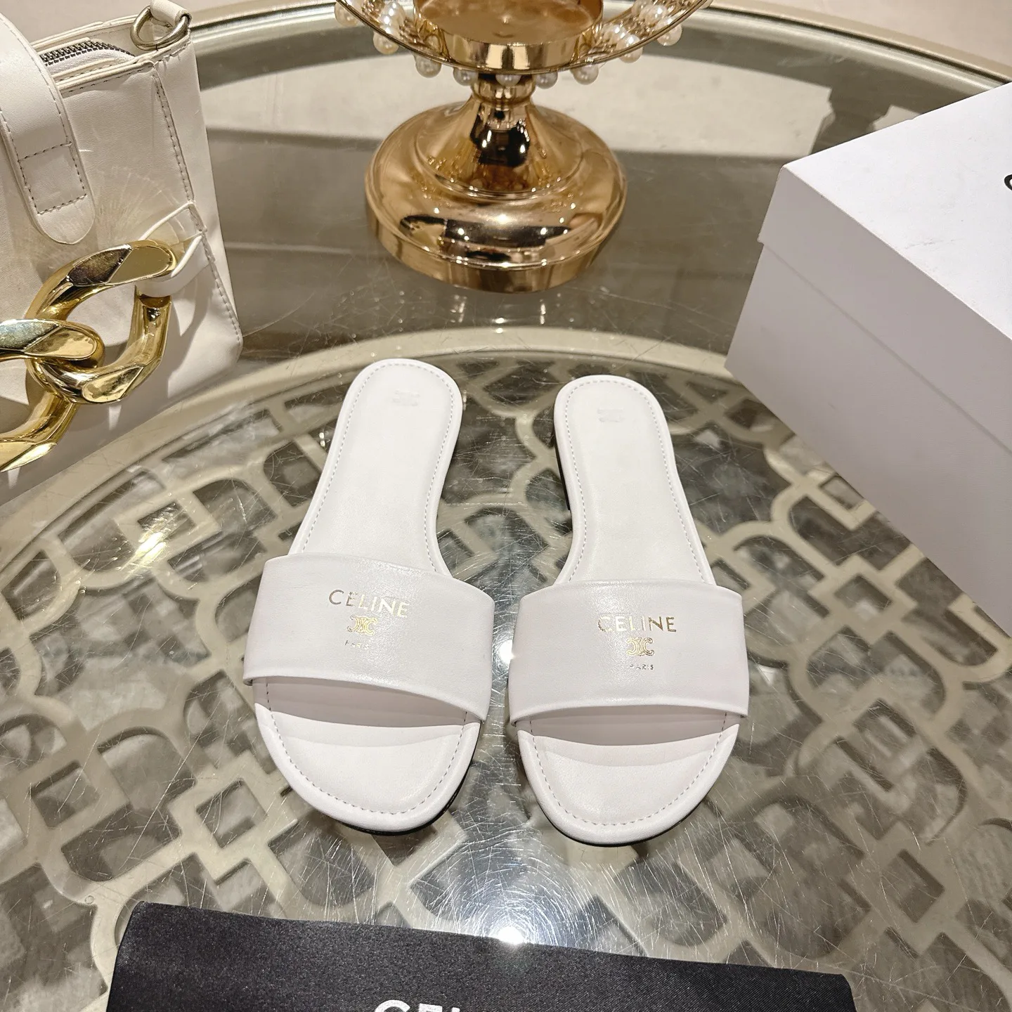 Шлепанцы Женские Celine 2375715