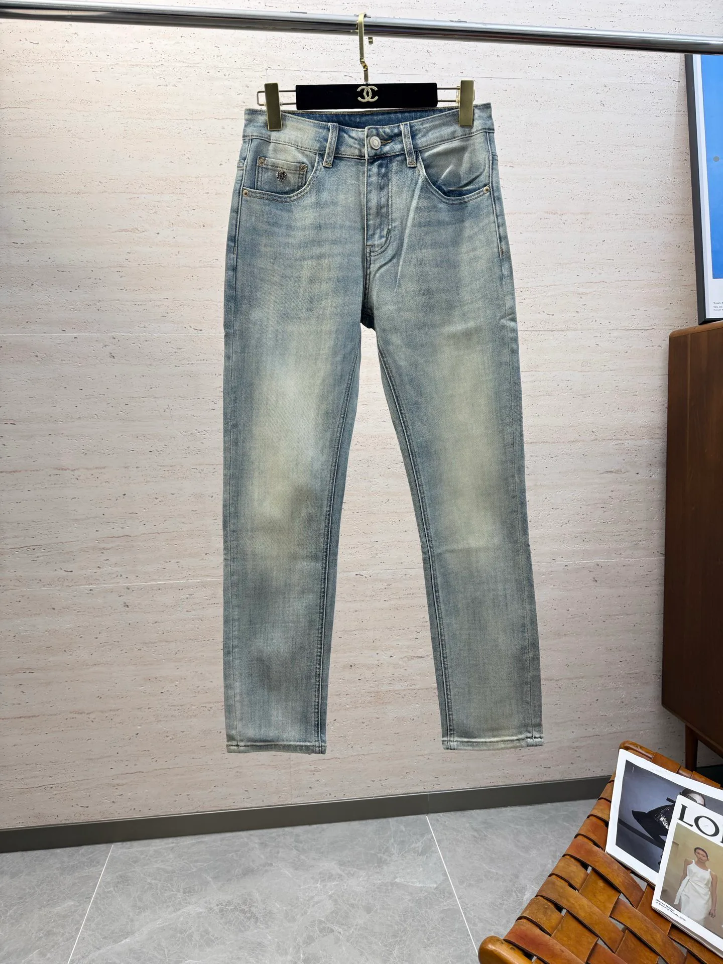 Джинсы Мужские Chrome Hearts 11236163