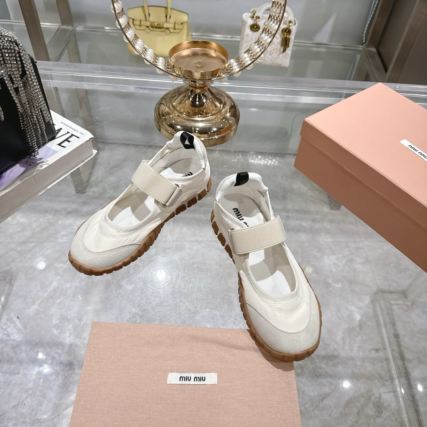 Кроссовки Женские Miu Miu 397971