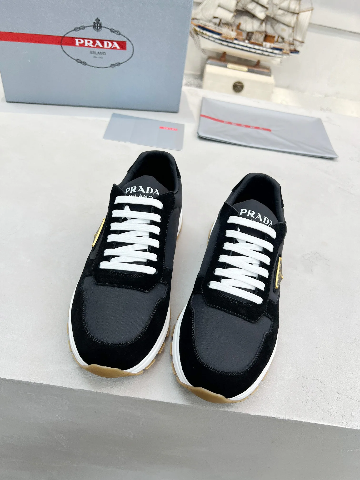 Кроссовки Мужские Prada 1801628