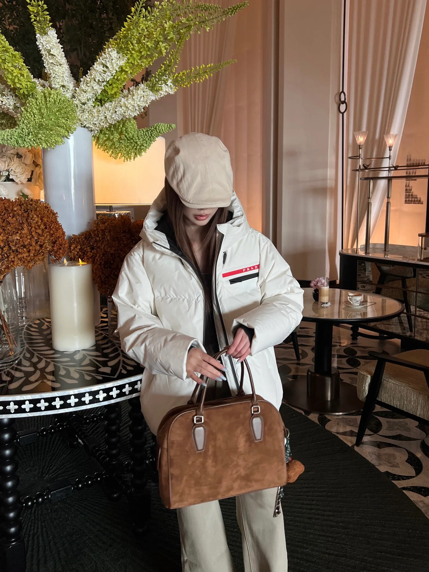 Куртки И Пуховики Женские Prada 18757280