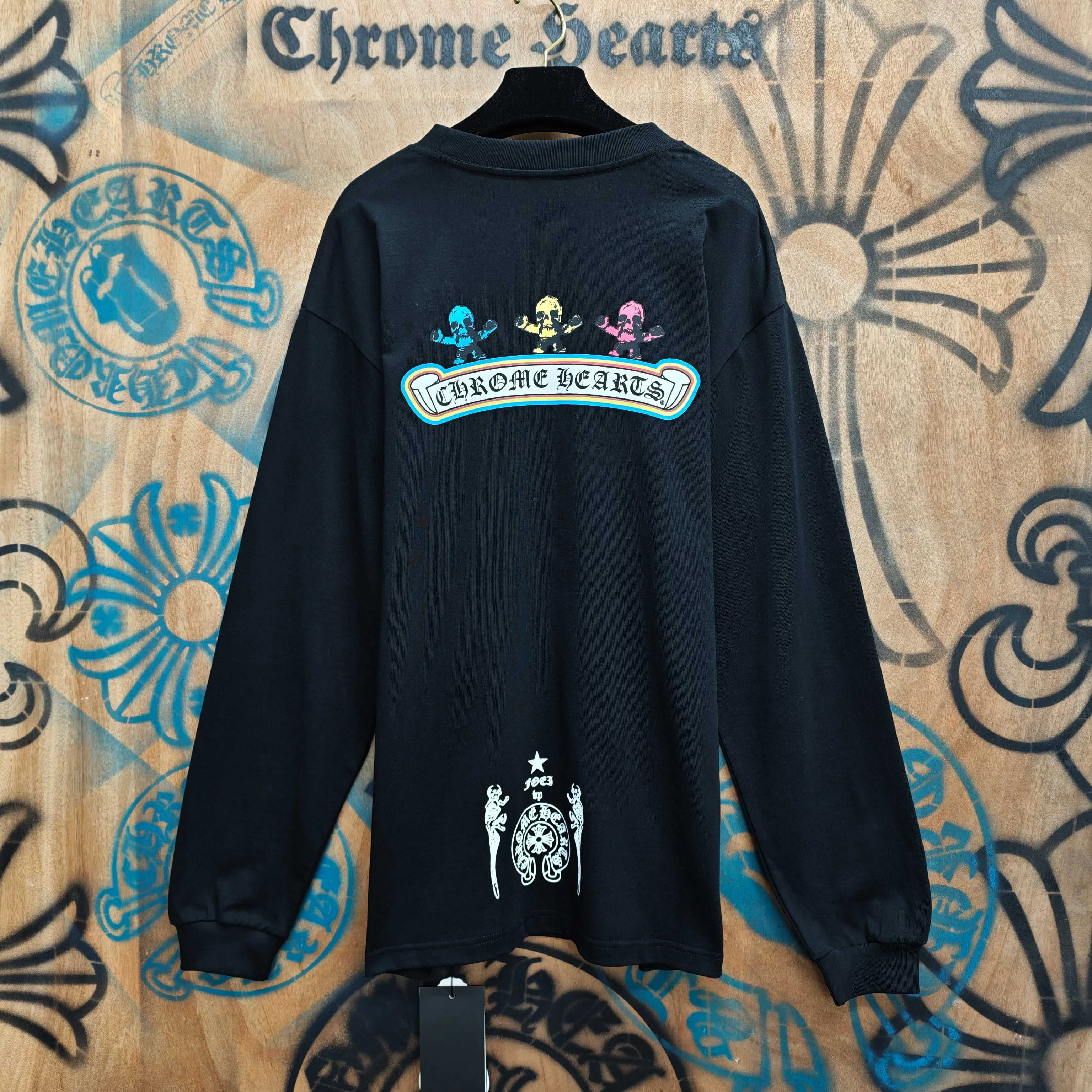 Лонгсливы Мужские Chrome Hearts 11808775