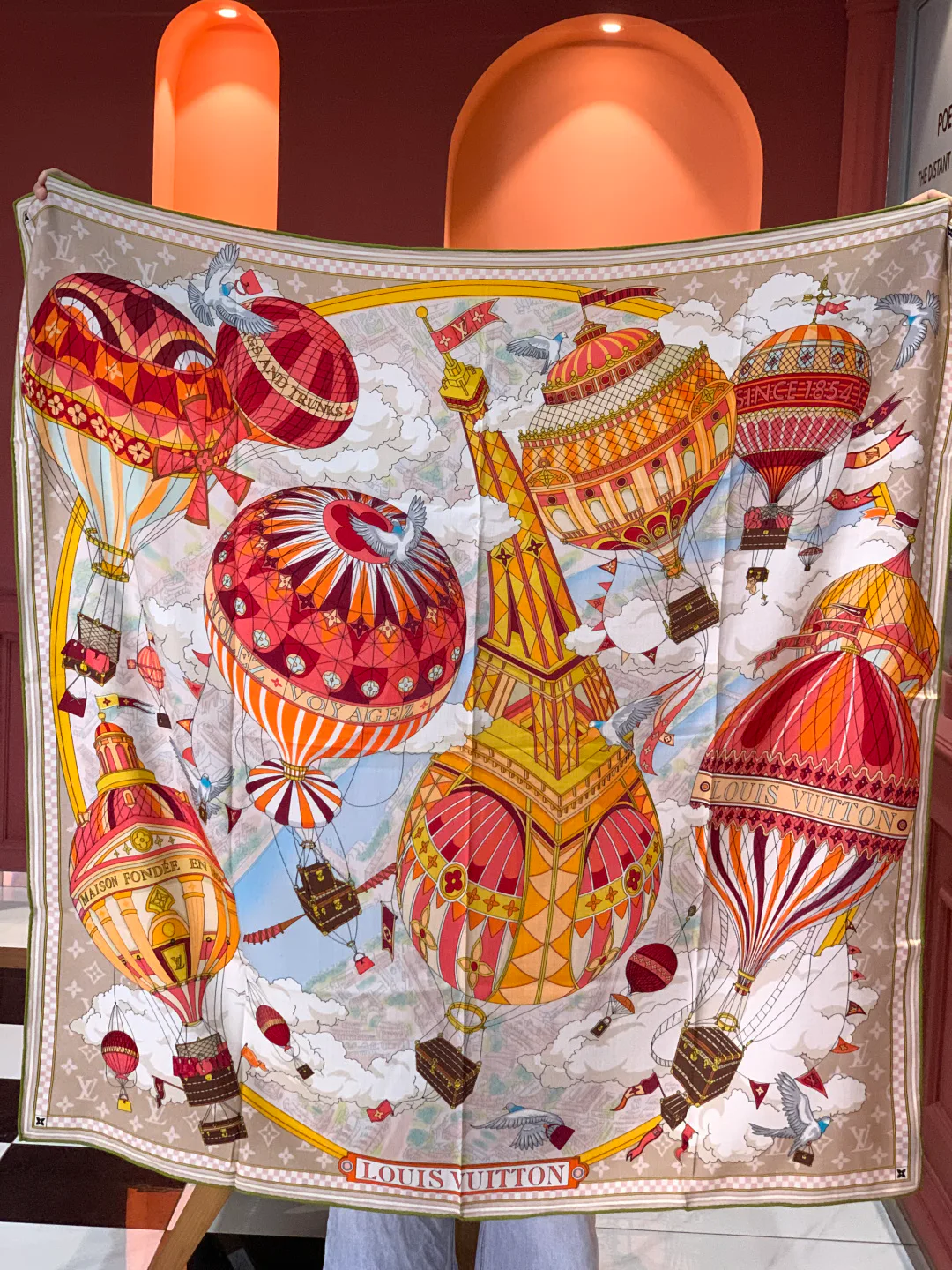 Шарфы Louis Vuitton 895222