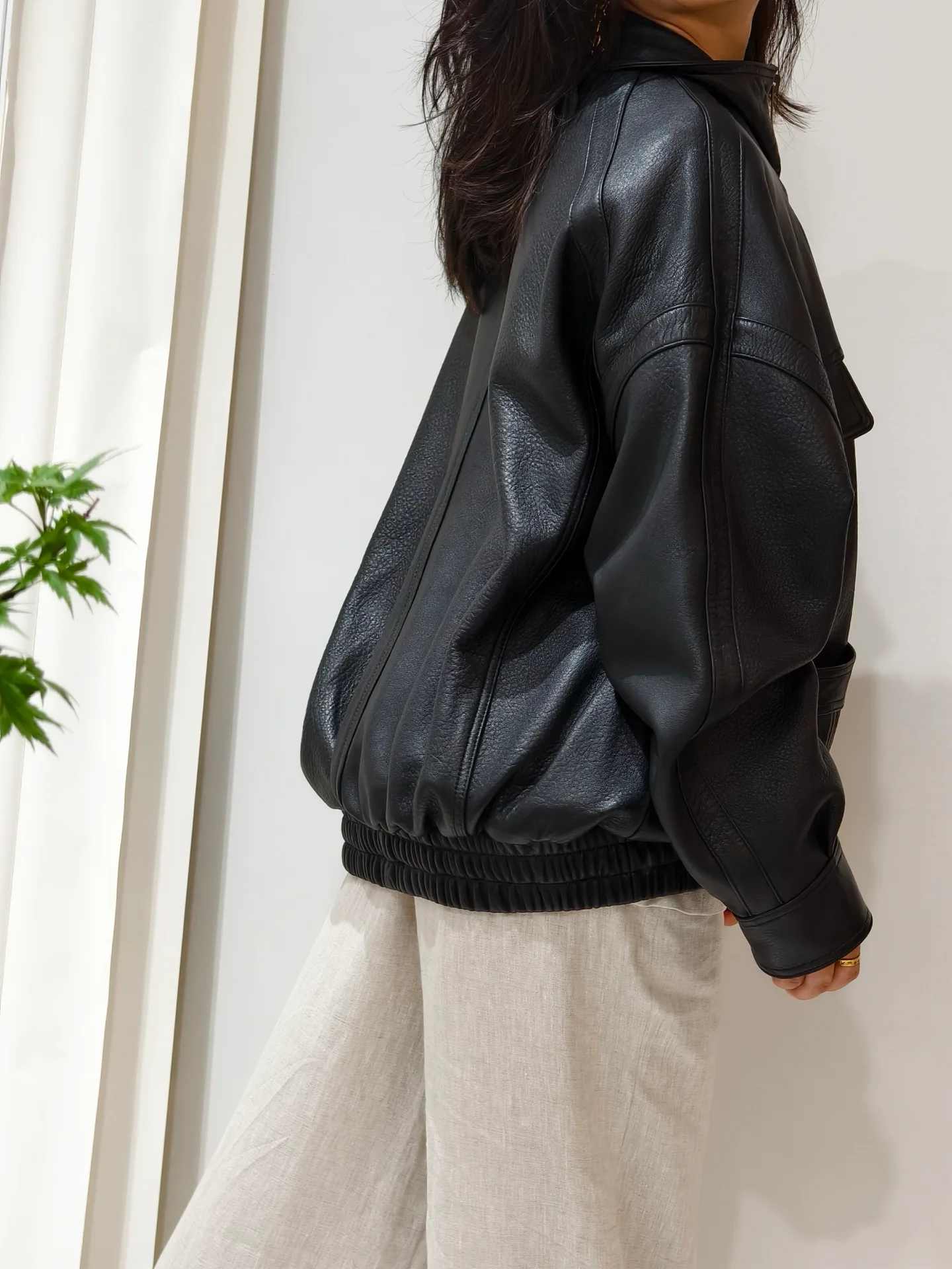 Кожаные Куртки И Дублёнки Женские Saint Laurent 64904