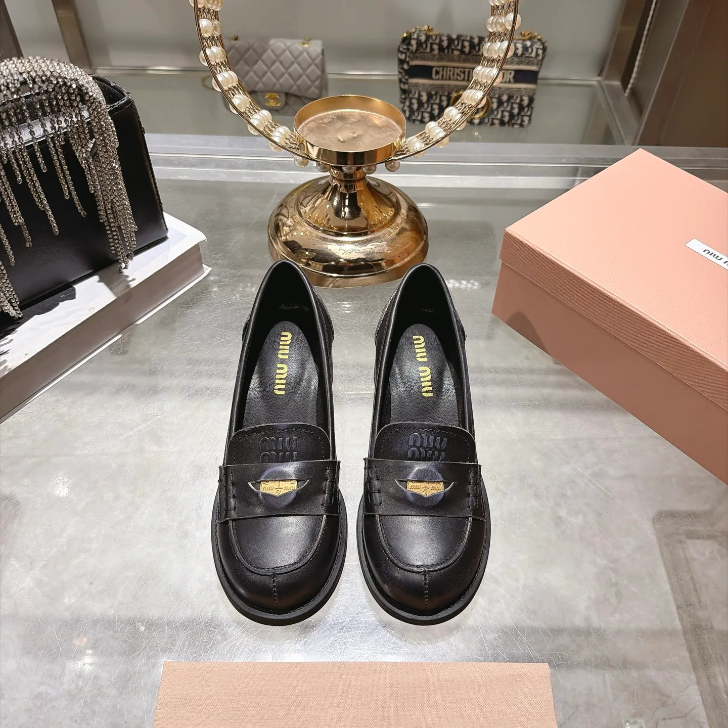 Лоферы И Мокасины Женские Miu Miu 19522028