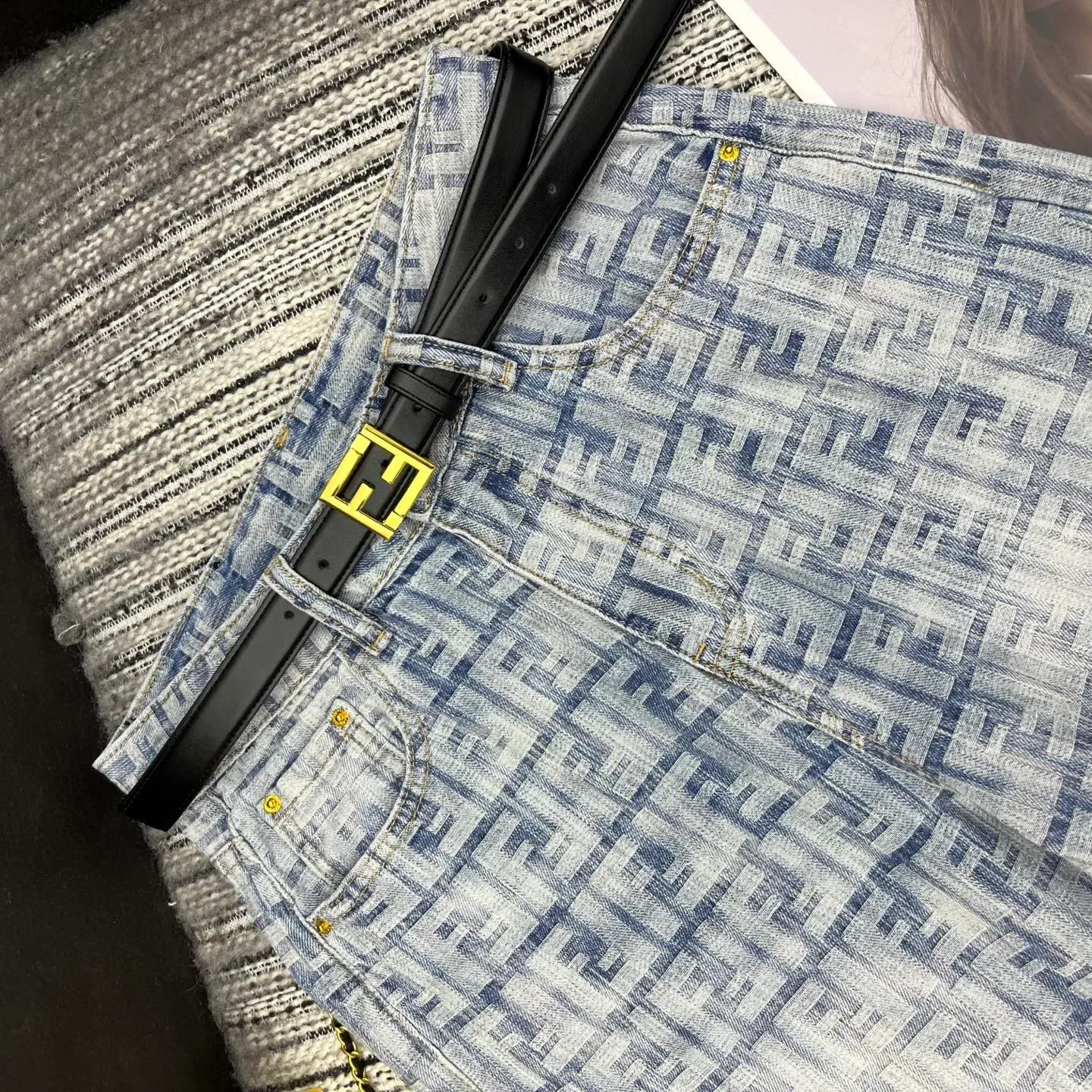 Джинсы Женские Fendi 1884524