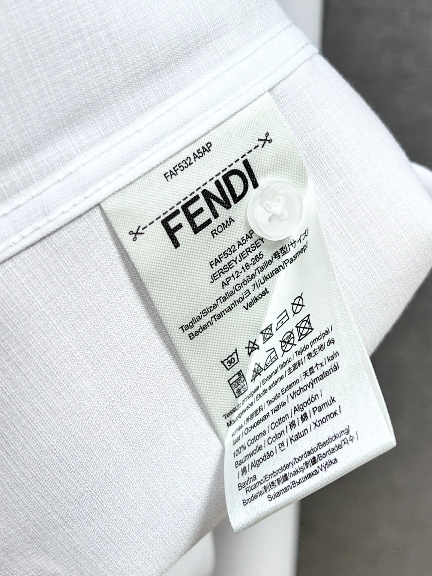 Рубашки Мужские Fendi 18097927