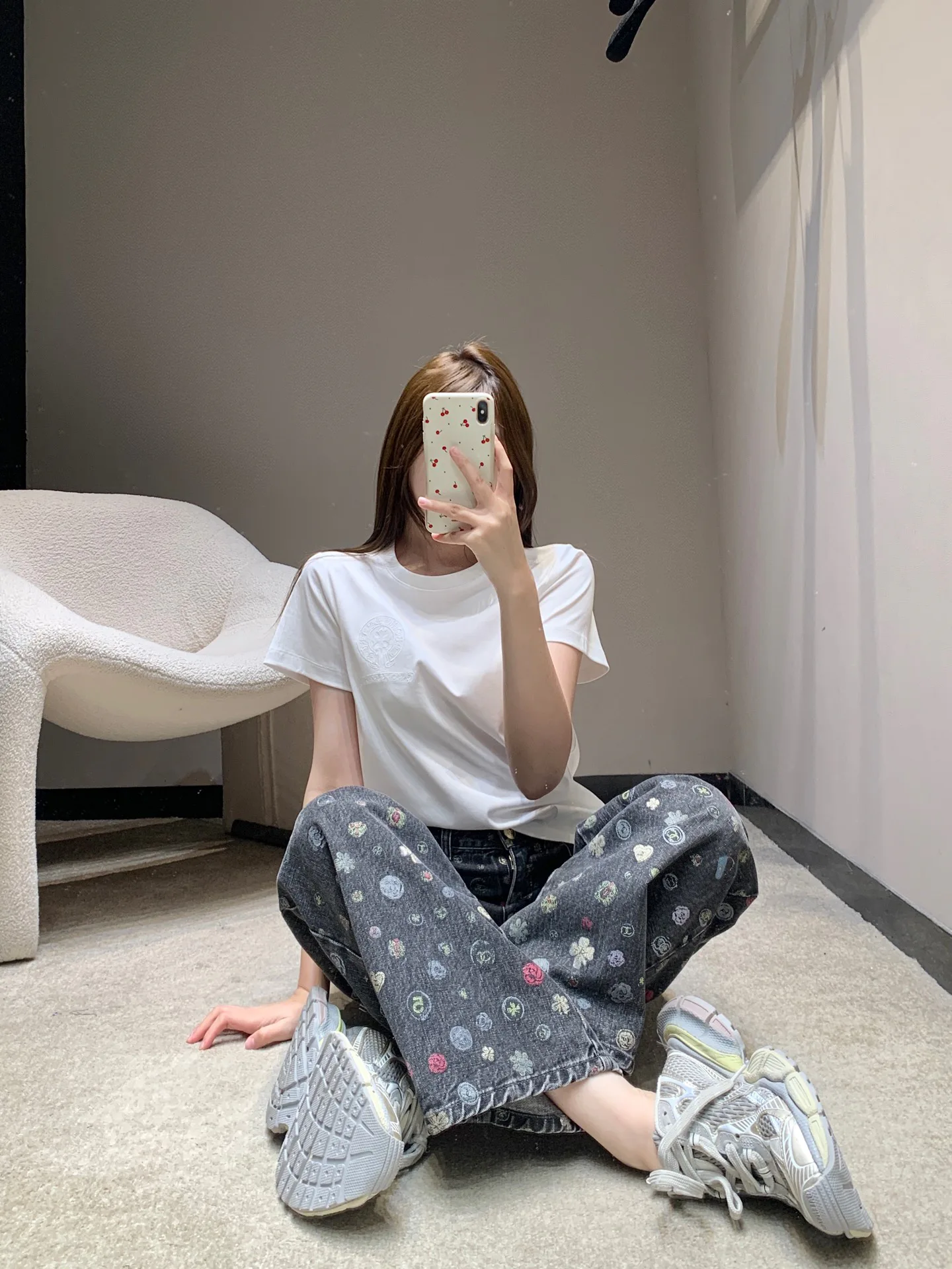 Футболки Женские Chrome Hearts 2292591