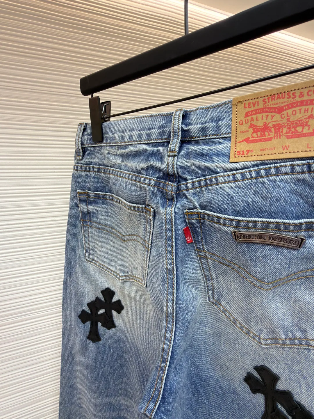 Джинсы Мужские Chrome Hearts 1566555