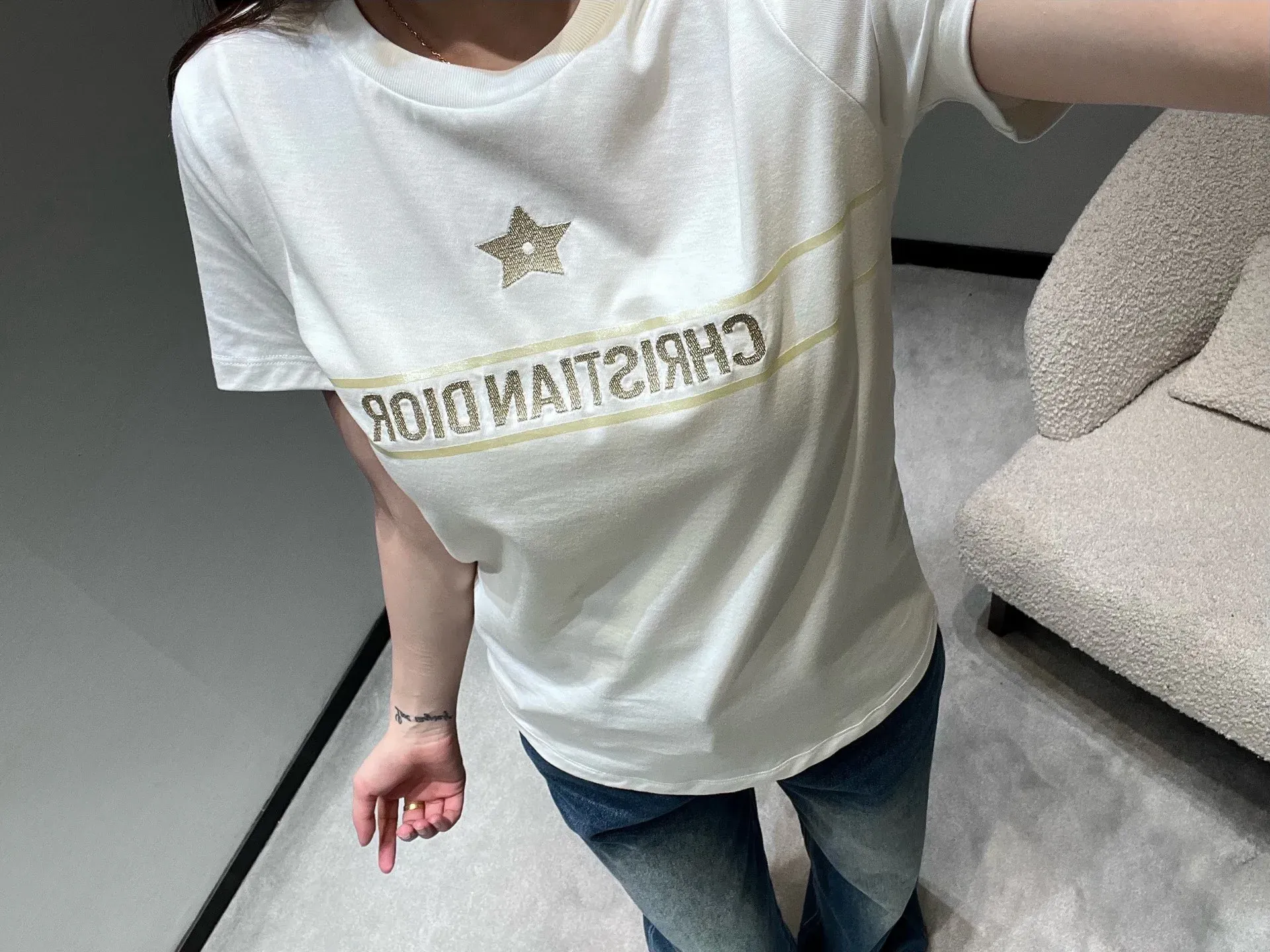 Футболки Женские Christian Dior 1707333