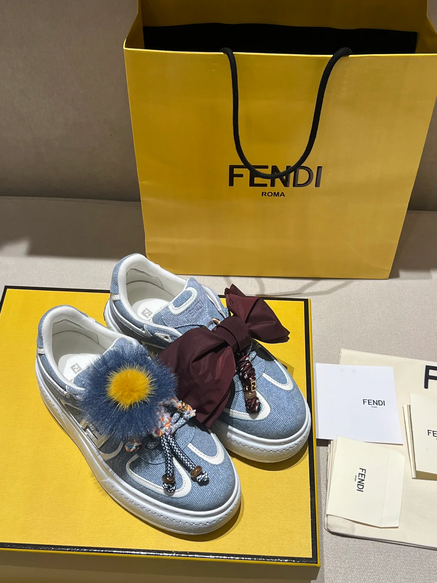 Кроссовки Женские Fendi 1469111