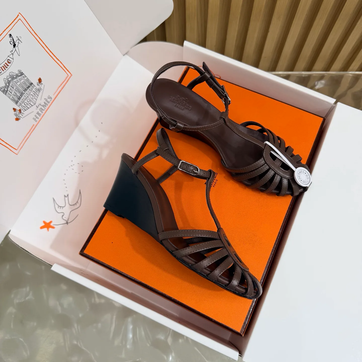 Босоножки Женские Hermes 17728257