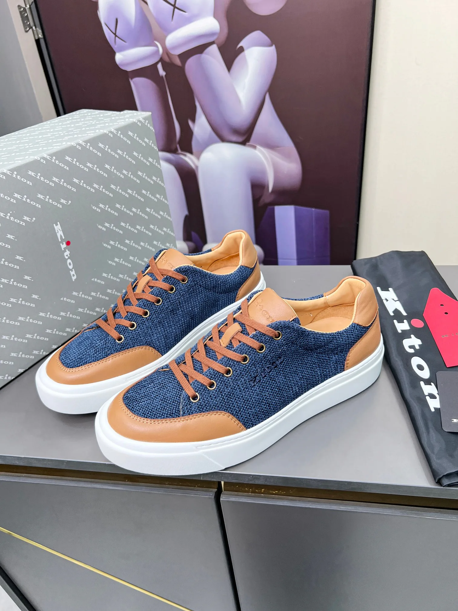 Кеды Мужские Kiton 75526