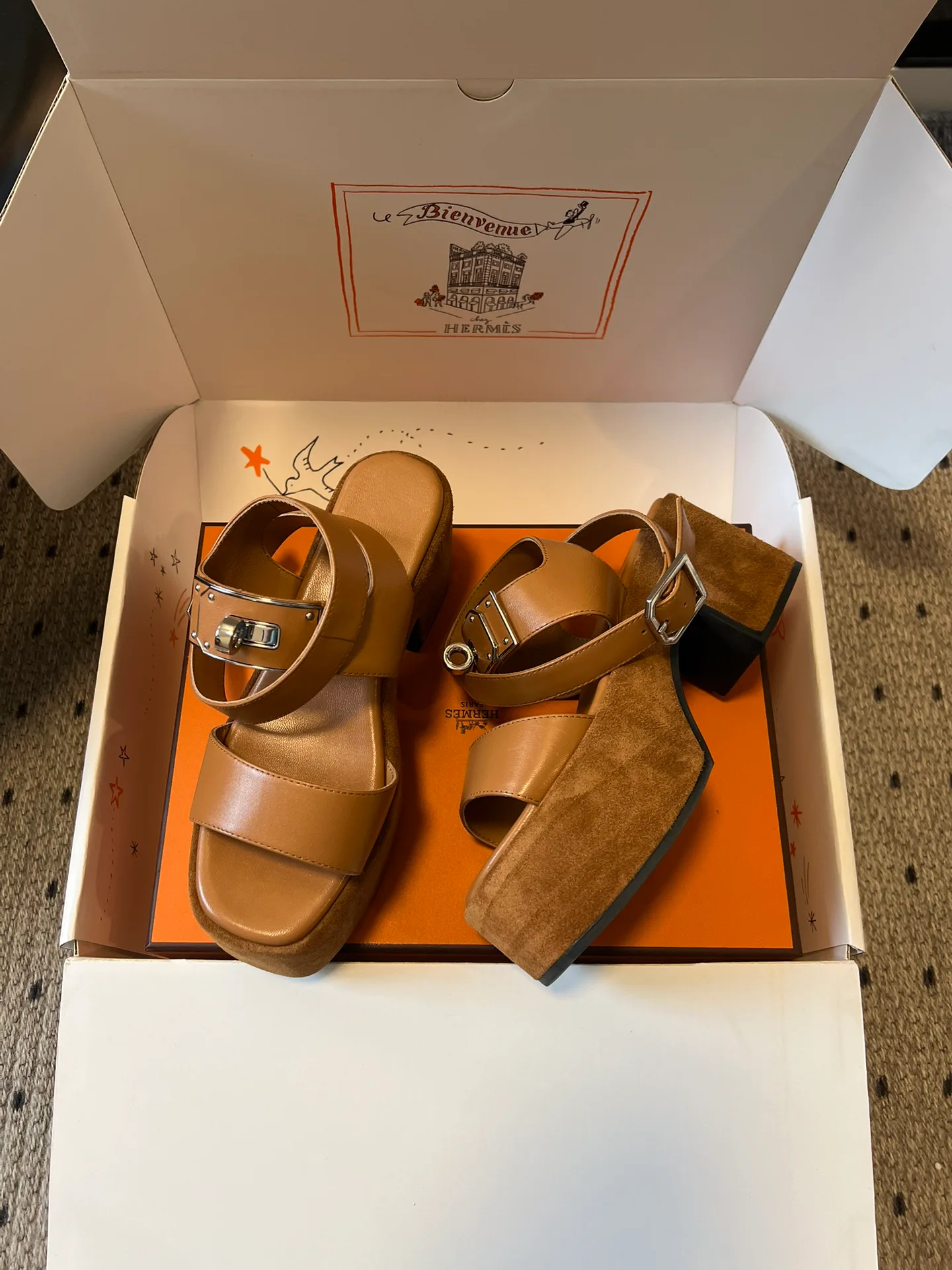 Босоножки Женские Hermes 10209630