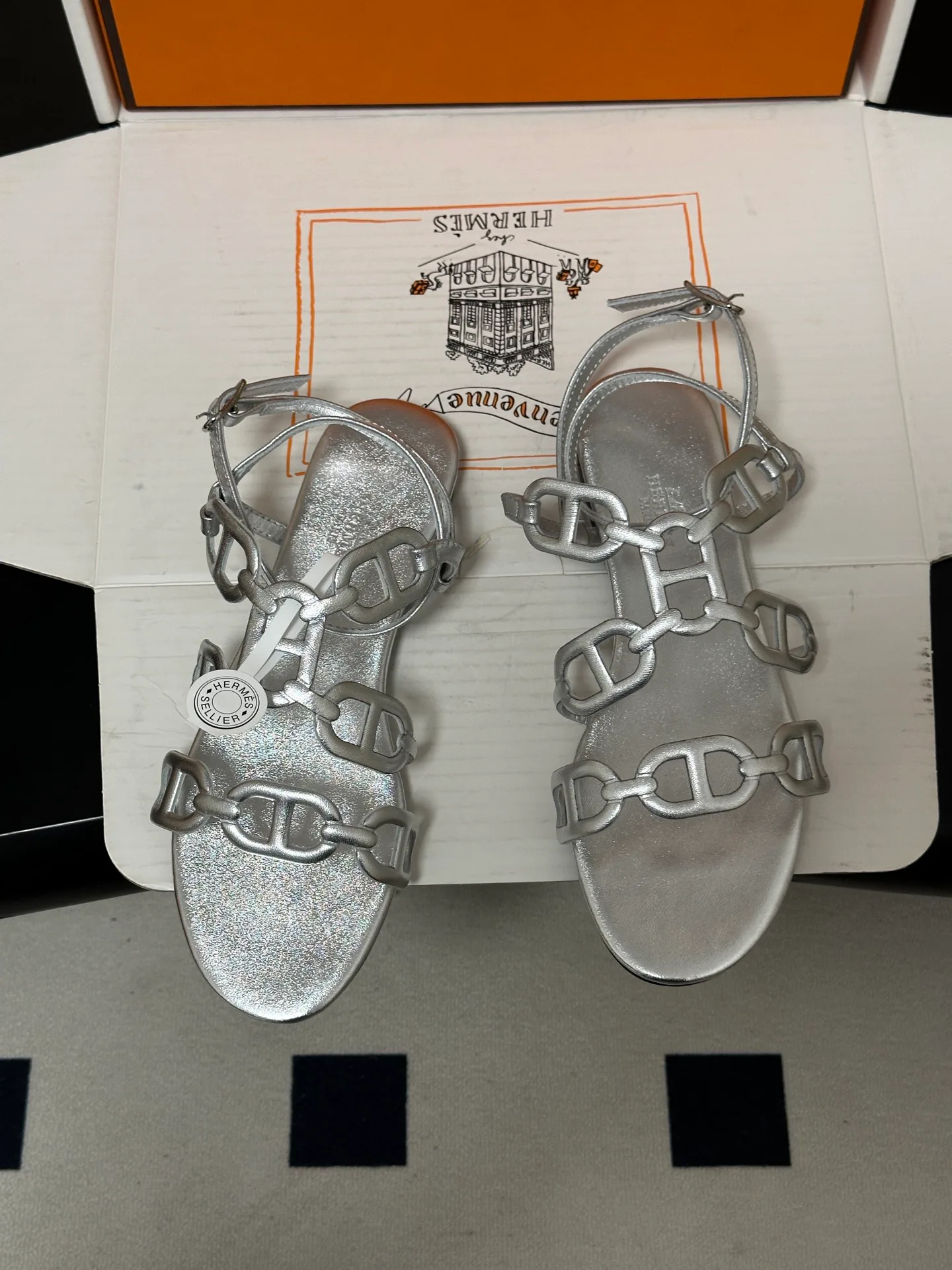 Босоножки Женские Hermes 19507411