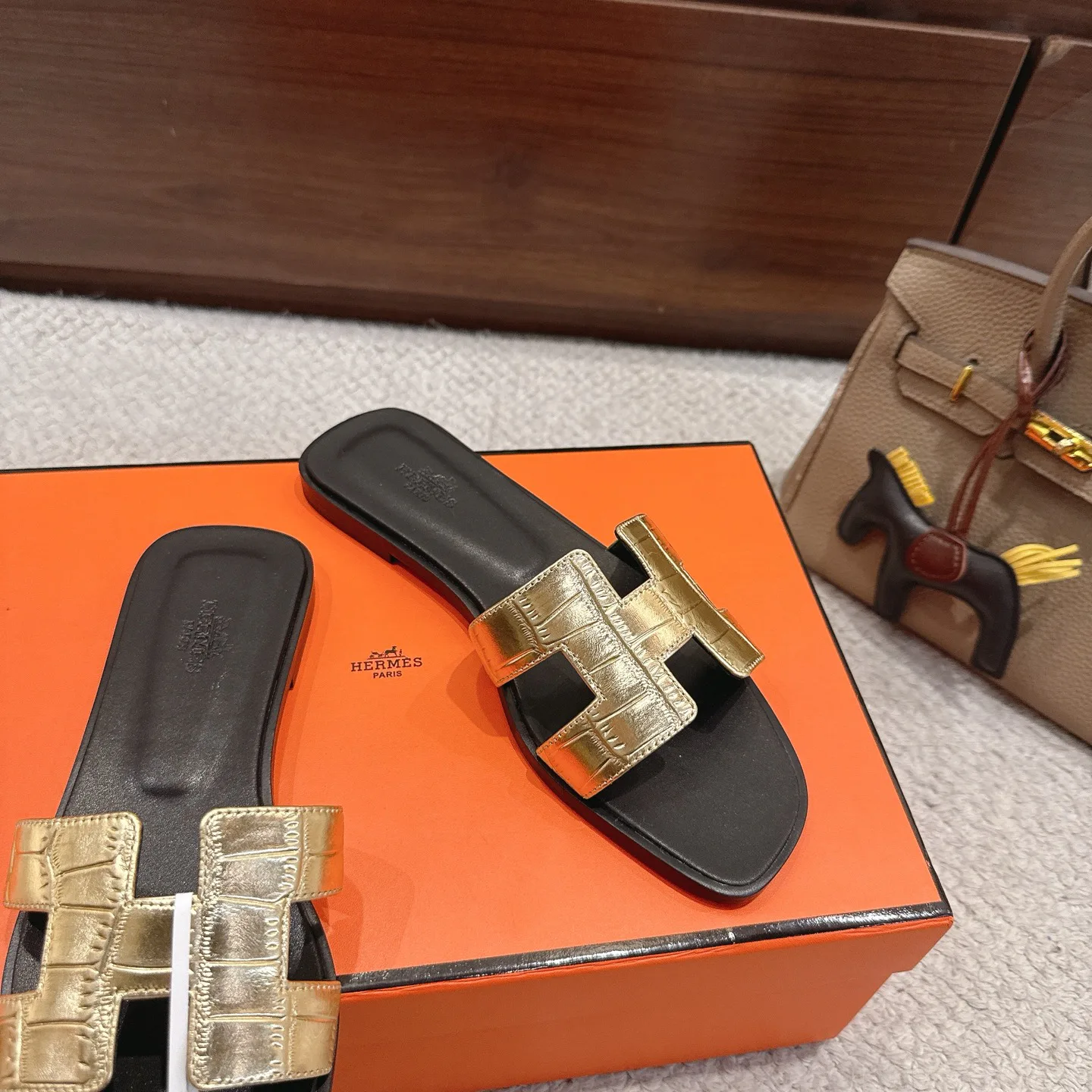 Шлепанцы Женские Hermes 17480675