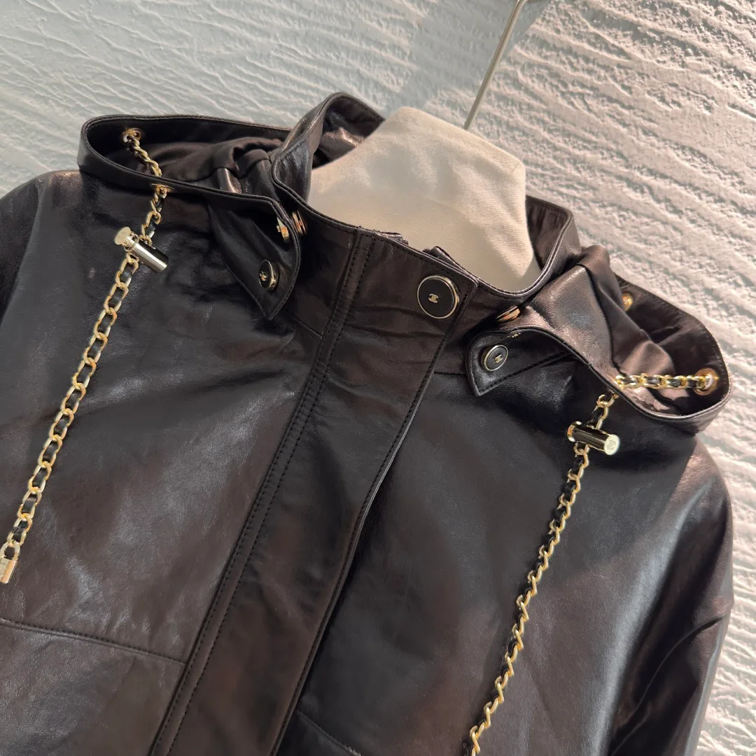 Кожаные Куртки И Дублёнки Женские Chanel 17474162