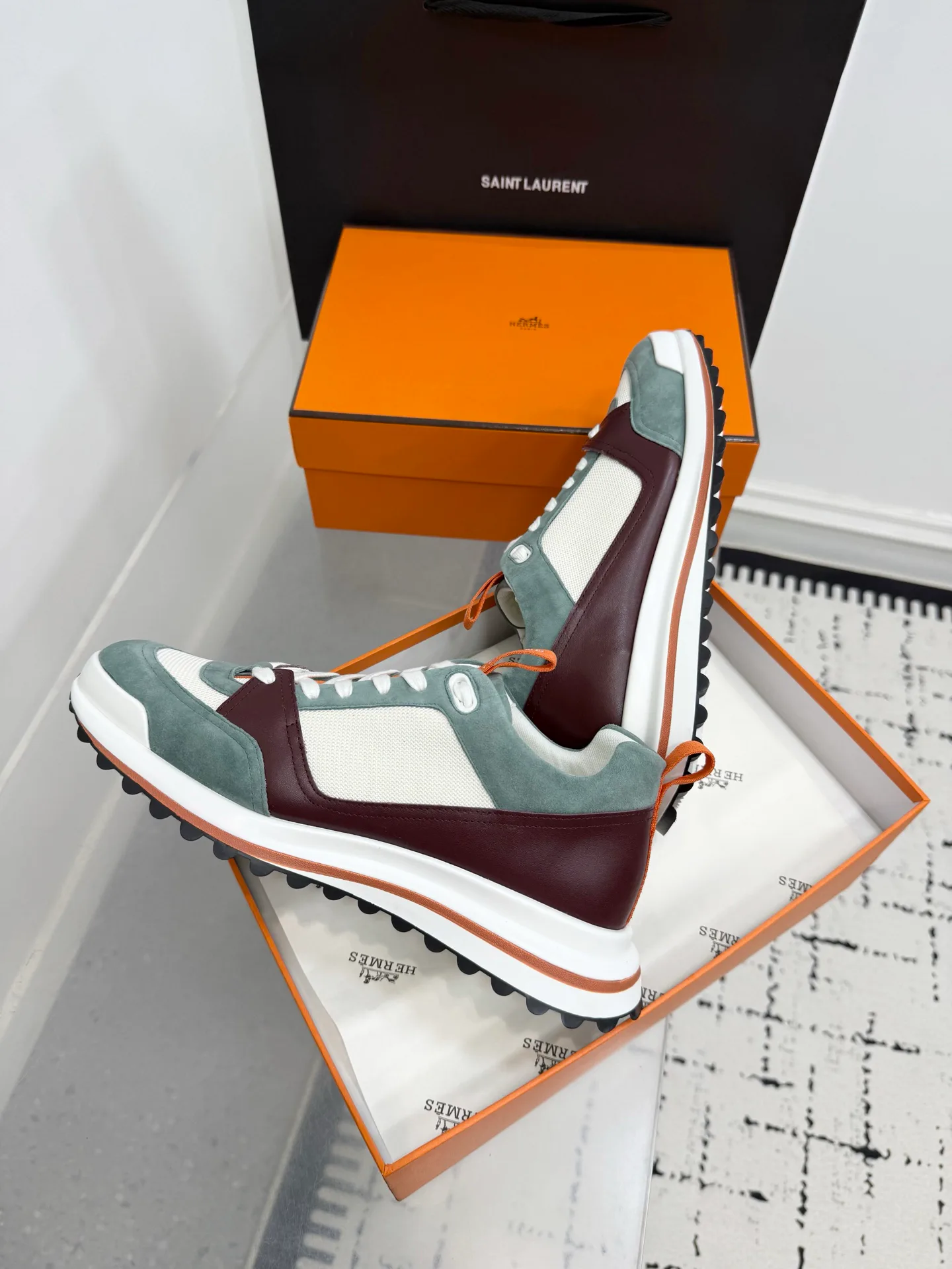 Кроссовки Женские Hermes 406163