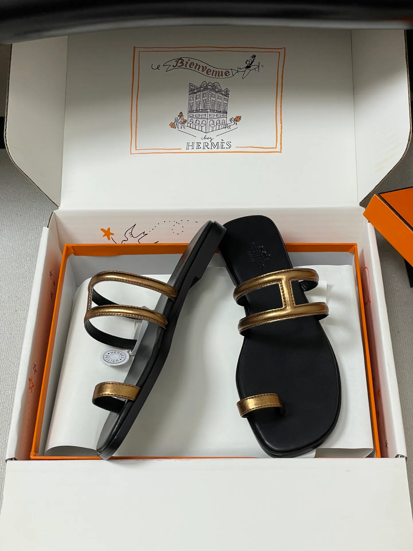 Шлепанцы Женские Hermes 252984