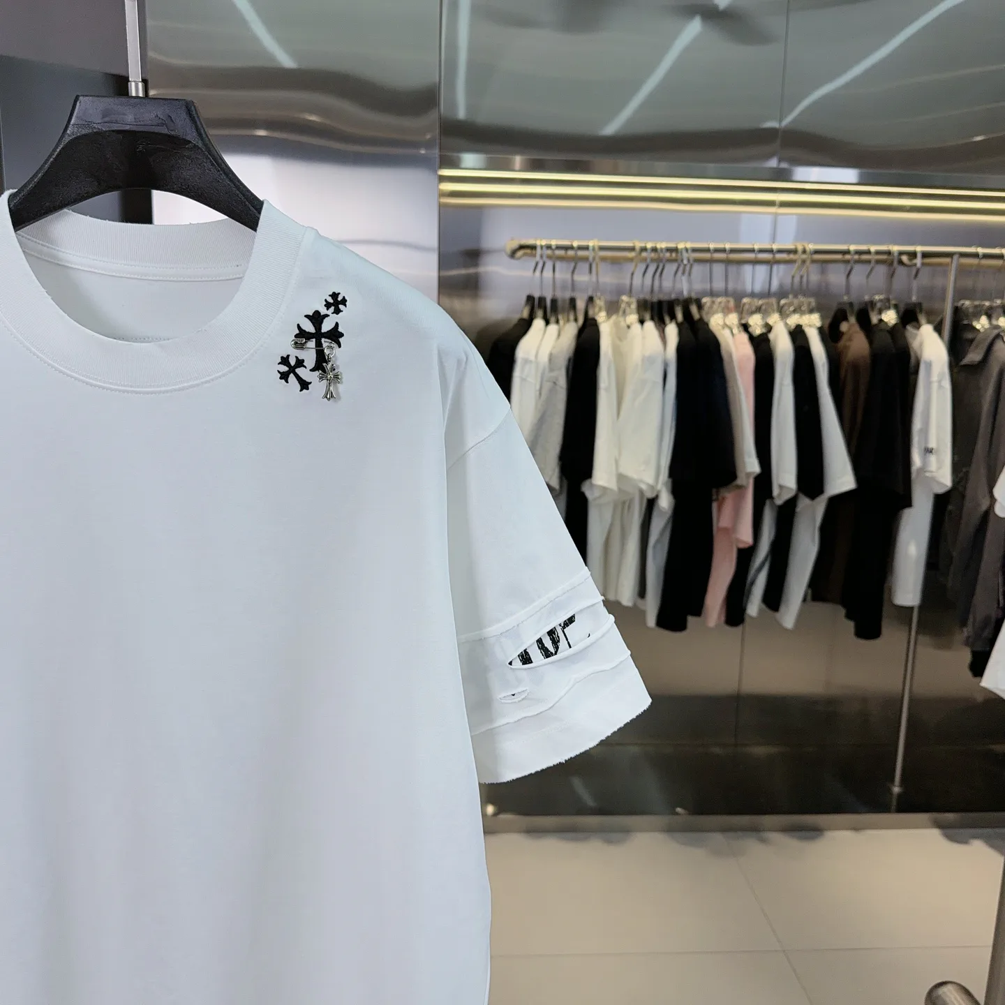 Футболки Мужские Chrome Hearts 12950799