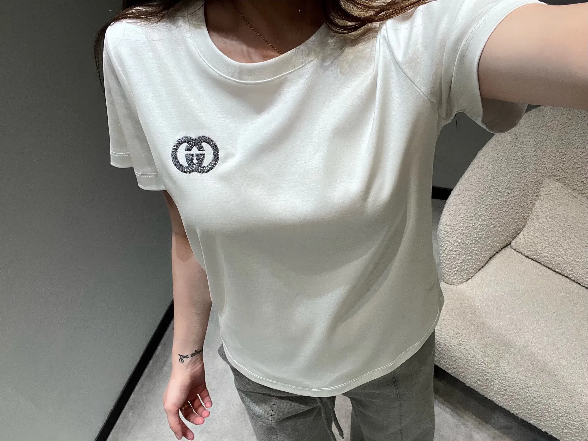 Футболки Женские Gucci 4906537