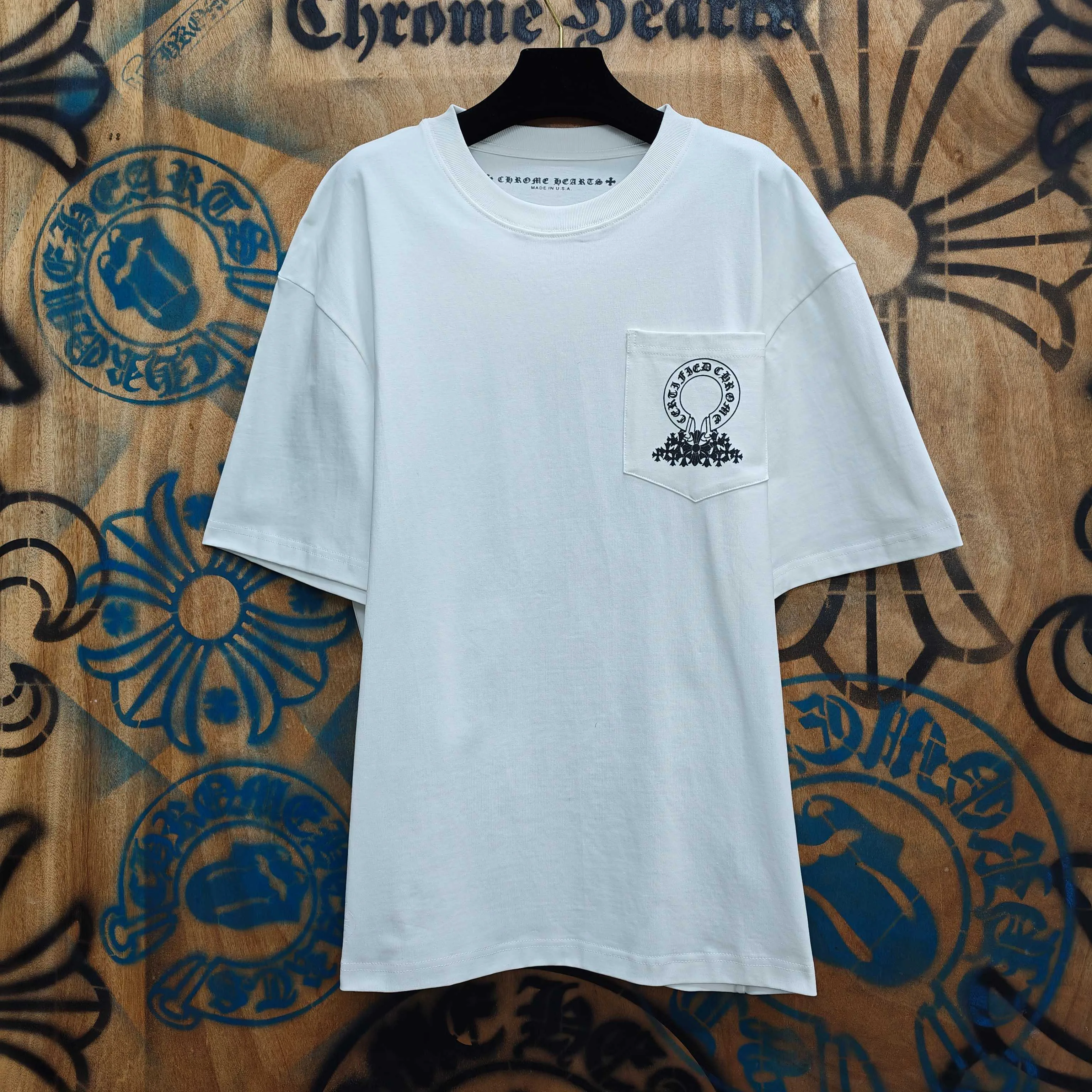 Лонгсливы Мужские Chrome Hearts 12315830