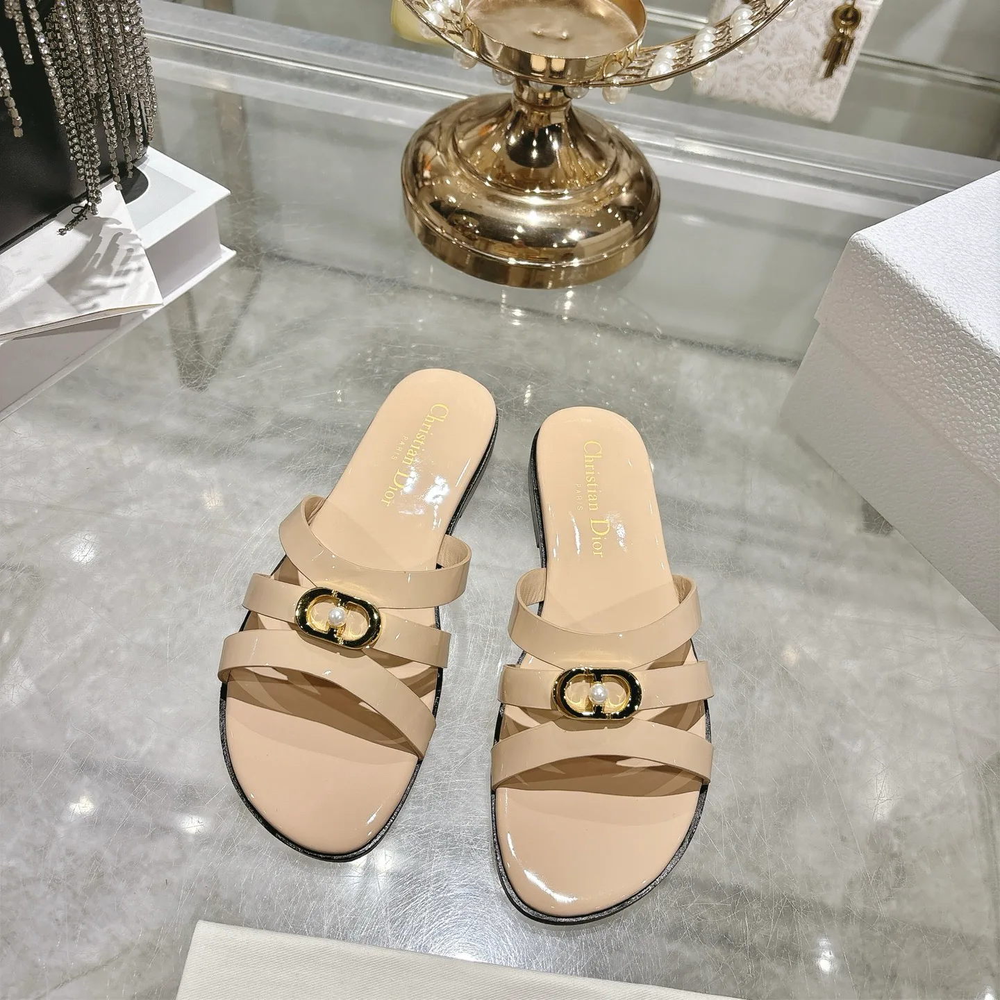 Шлепанцы Женские Christian Dior 1289272