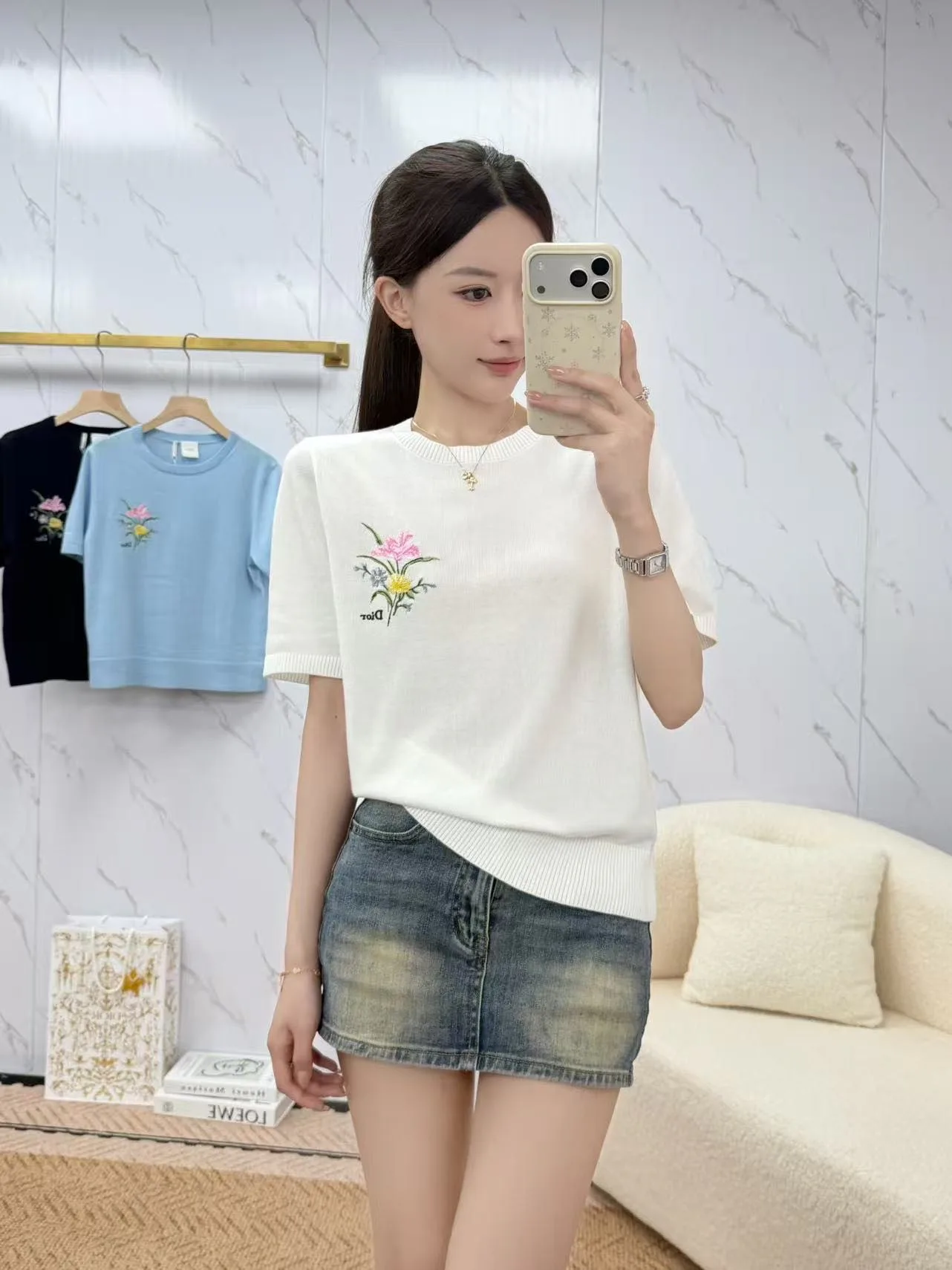 Футболки Женские Christian Dior 13340336