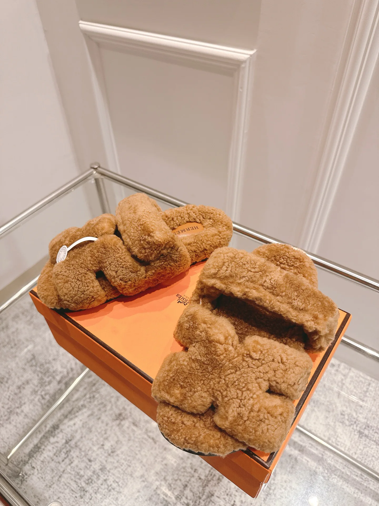 Тапочки Женские Hermes 65290