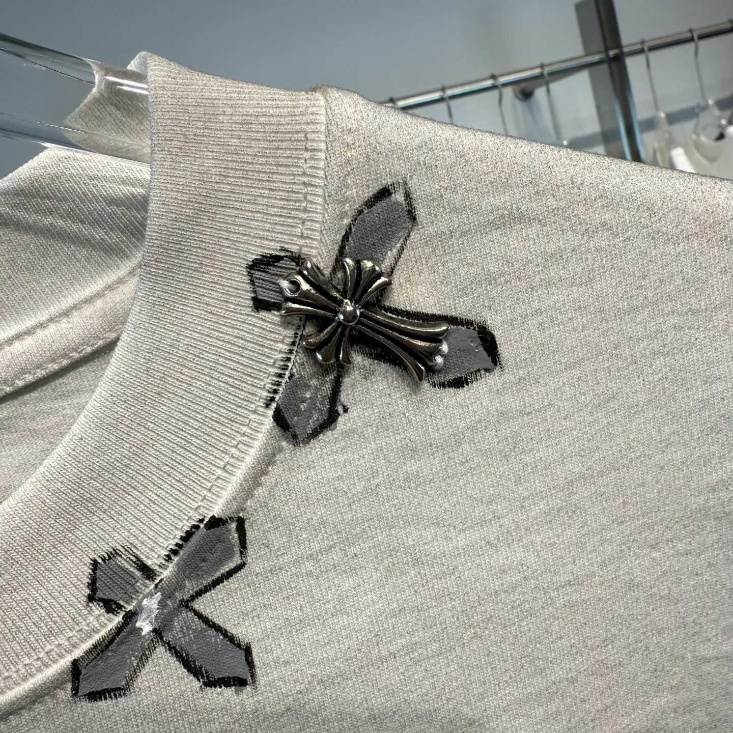 Футболки Женские Chrome Hearts 5059349