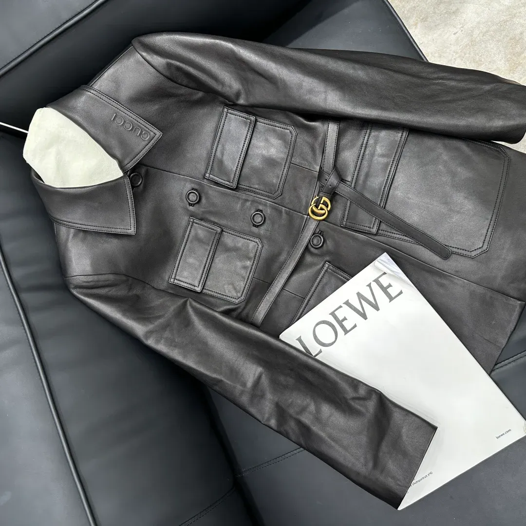 Кожаные Куртки И Дублёнки Женские Gucci 3426045