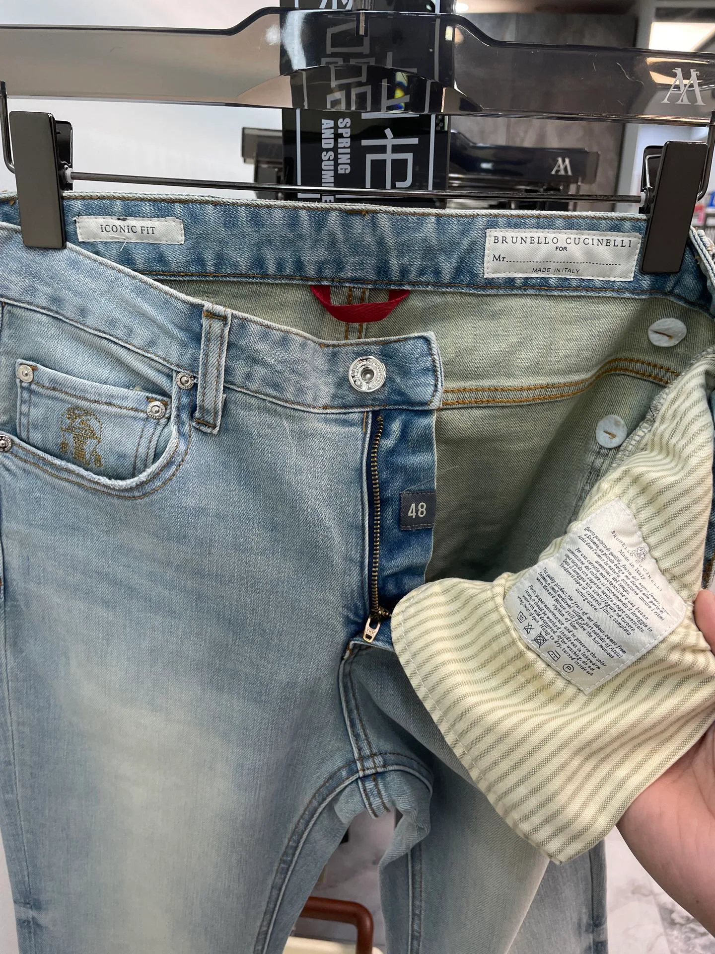 Джинсы Мужские Brunello Cucinelli 33908