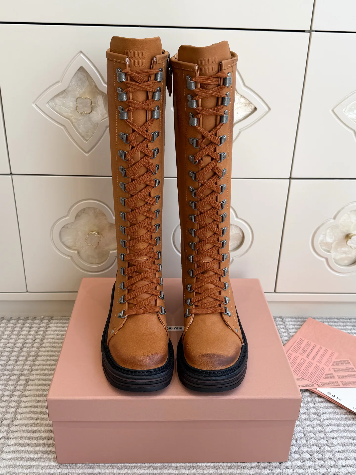 Ботинки Женские Miu Miu 17943214
