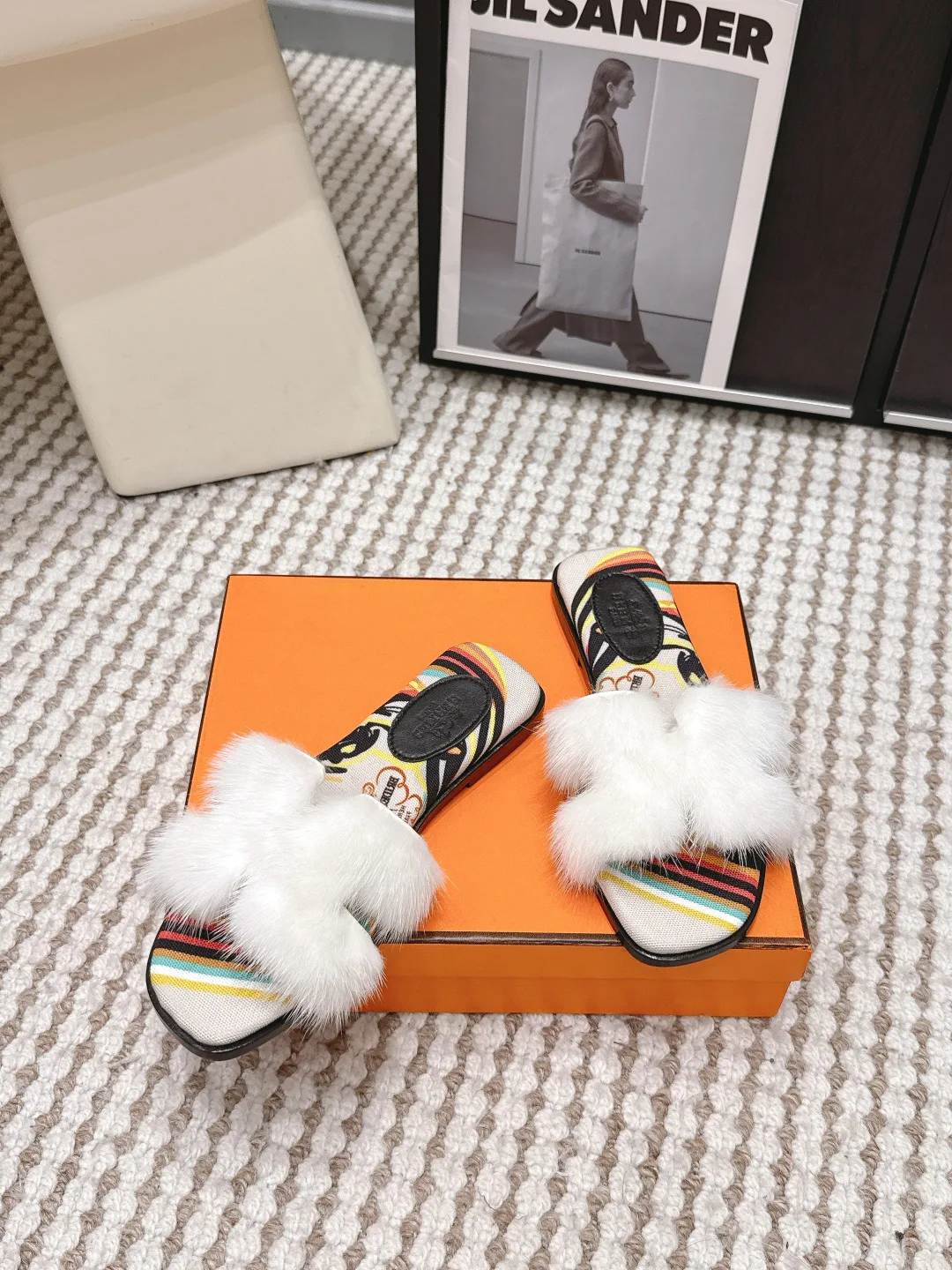 Тапочки Женские Hermes 12859263