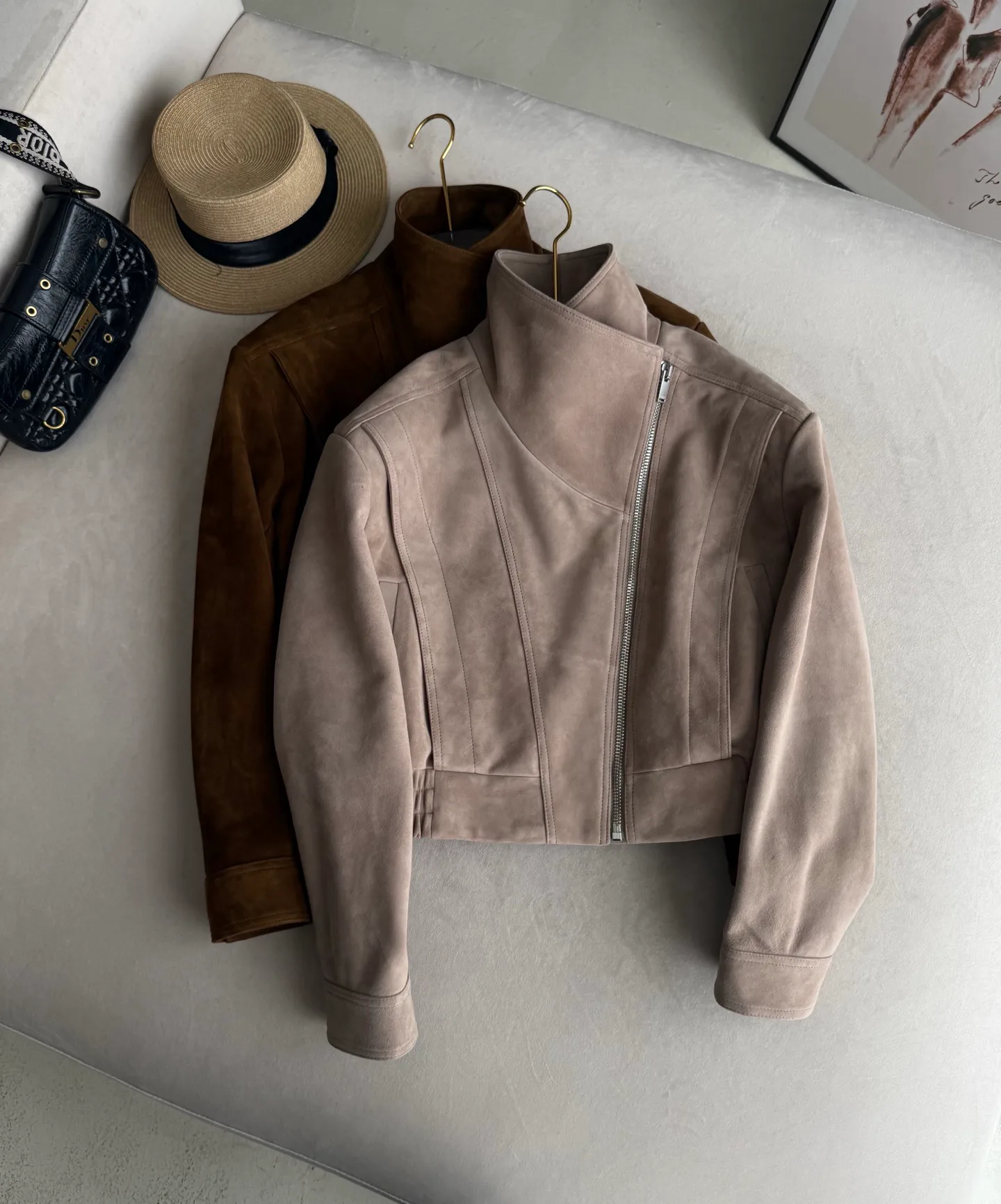Кожаные Куртки И Дублёнки Женские Saint Laurent 18259827