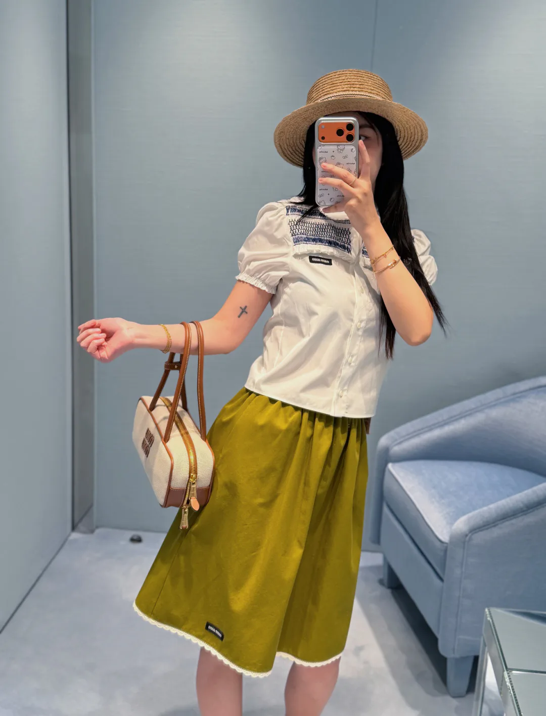 Рубашки Женские Miu Miu 17540836