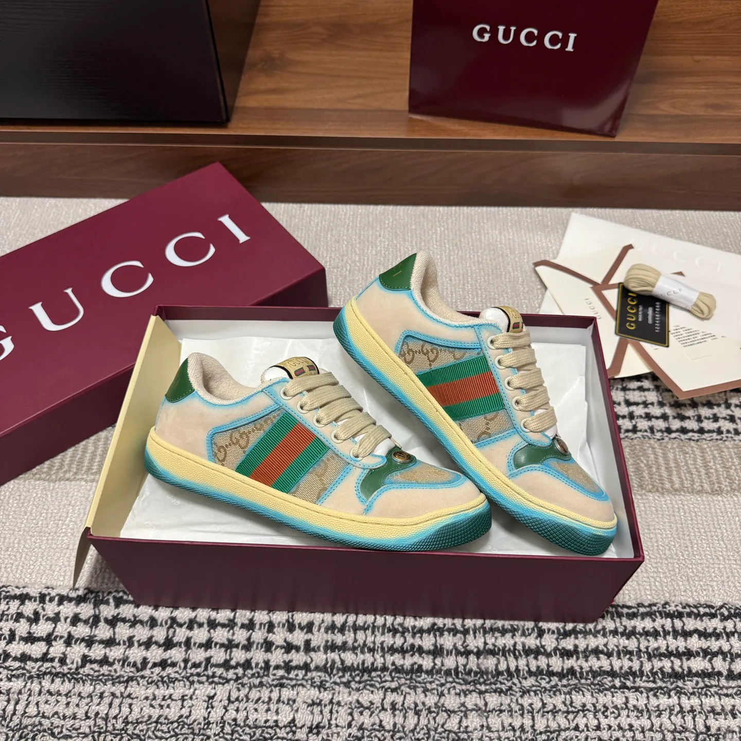 Кеды Женские Gucci 11946864