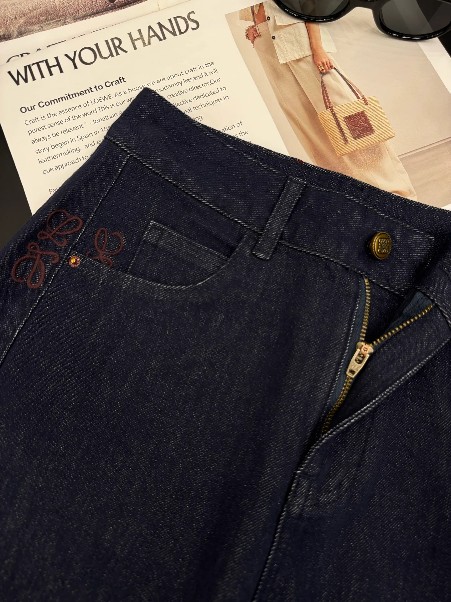 Джинсы Женские Loewe 115703