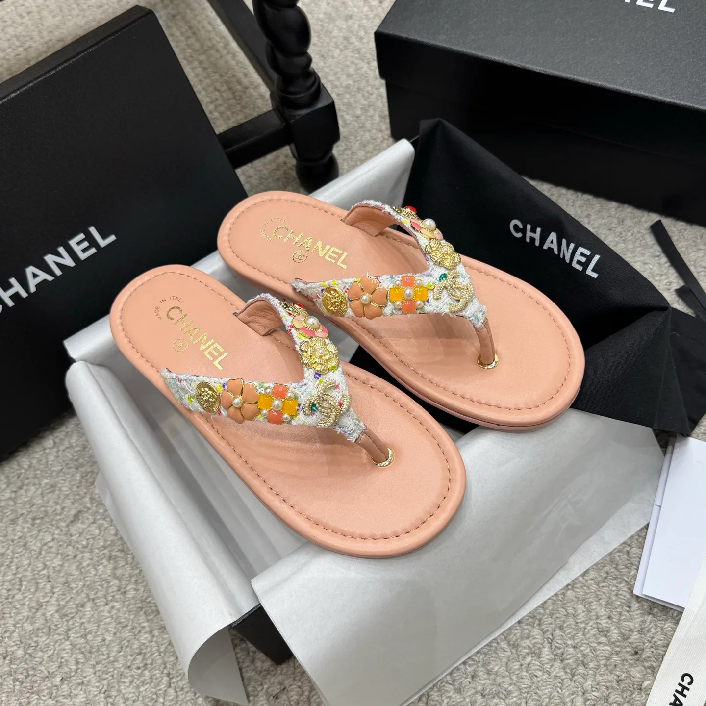 Шлепанцы Женские Chanel 36275