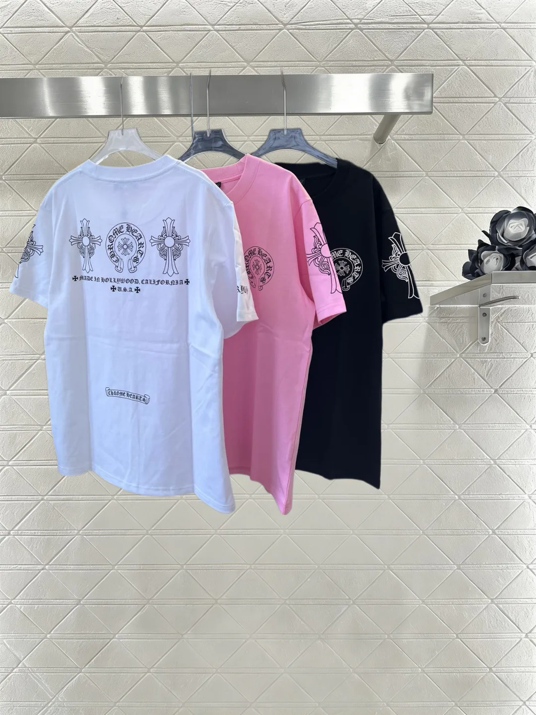 Футболки Женские Chrome Hearts 11480568