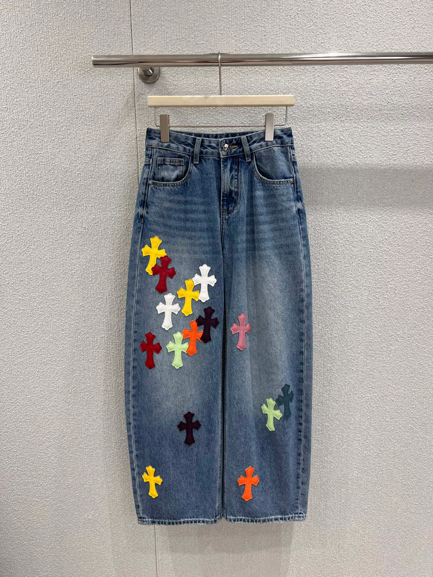 Джинсы Женские Chrome Hearts 1521055