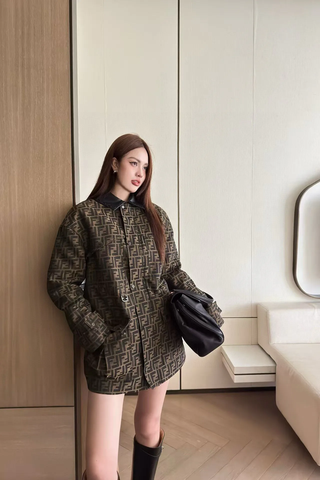 Куртки И Пуховики Женские Fendi 6658