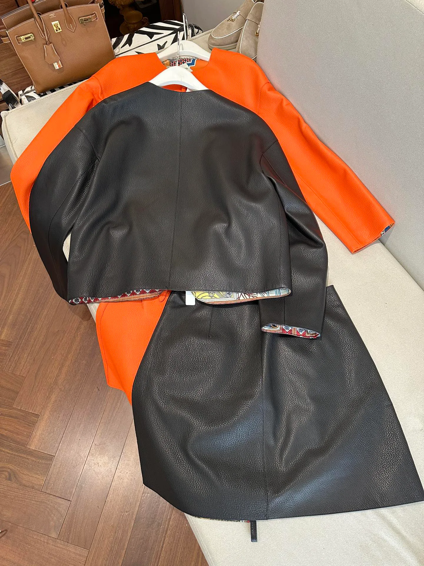 Кожаные Куртки И Дублёнки Женские Hermes 11460693