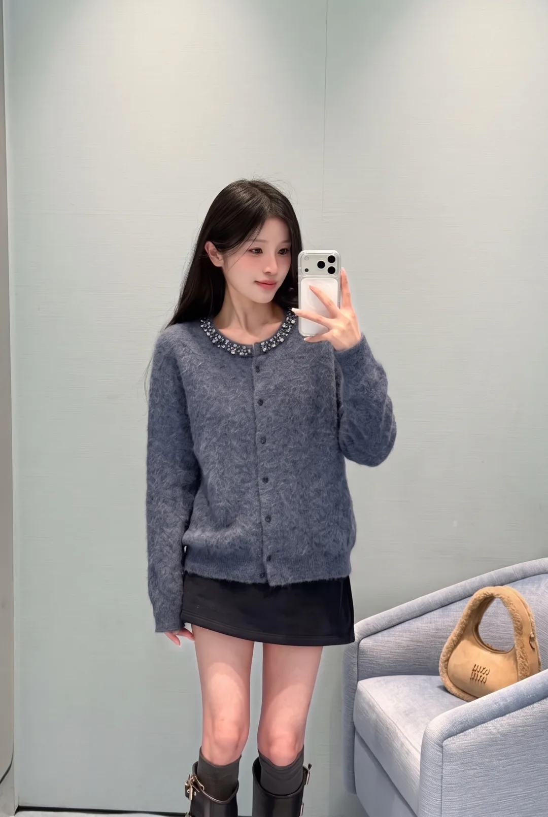 Джемперы И Свитеры Женские Miu Miu 19071221